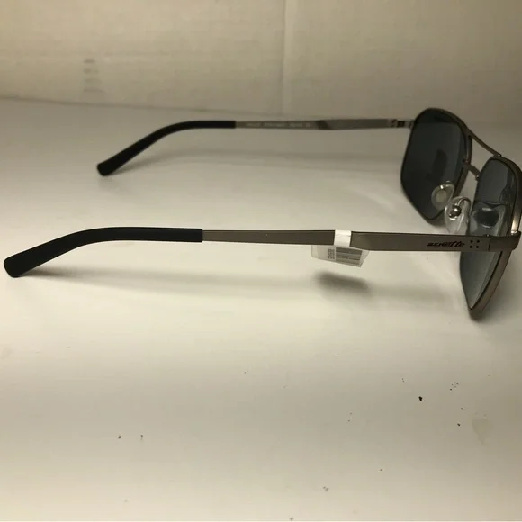 ARNETTE KALLIO AN3079 706 Gunmetal Polarized Dk Grey Aviator Sunglasses Nwt - Picture 2 of 10